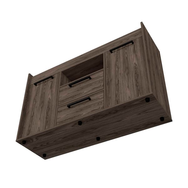 FM FURNITURE Illumina Dark Walnut Sideboard
