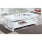 Coaster Rectangular Coffee Table - High Glossy White - image 2