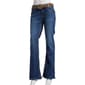 Juniors Wallflower Paradise Belted Low Rise Flare Jeans - image 1
