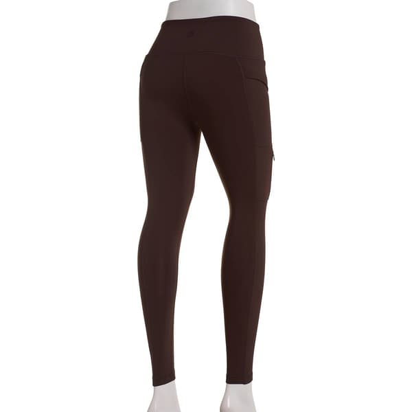 Womens Avalanche® Fable Brushed Solid Interlock Leggings