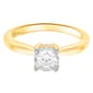Nova Star® Yellow Gold 1/2ctw. Lab Grown Diamond Solitaire Ring - image 2