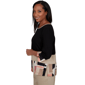 Petite Alfred Dunner Travel Advisory Spliced Patchwork Blouse - image 4