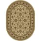 Tayse Elegance Raleigh Floral Pattern Oval Area Rug - Beige - image 1