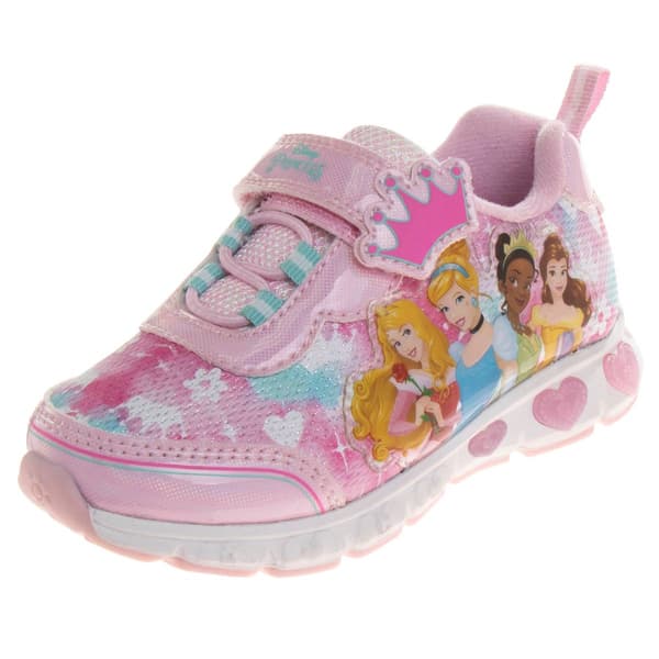 Little Girls Disney Princesses Light-Up Fashion Sneakers