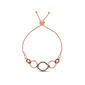 Le Vian(R) 9 Interlocking Circles Diamond Bolo Bracelet - image 1