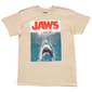 Young Mens Hybrid Promotions Jaws Short Sleeve Graphic Tee - Sand - image 2