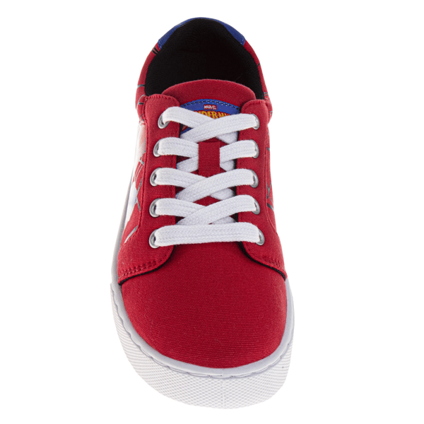 Big Boys Marvel™ Spider-Man Lace-Up Canvas Sneakers