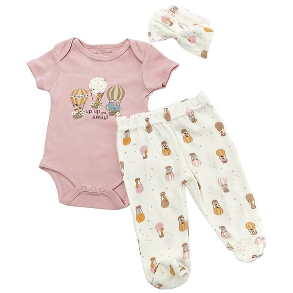 Baby Girl (NB-9M) Kyle & Deena(R) Hot Air Balloon Footie Set - image 