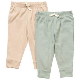 Baby Unisex &#40;NB-24M&#41; Carters&#40;R&#41; 2pk. Solid Basic Pants