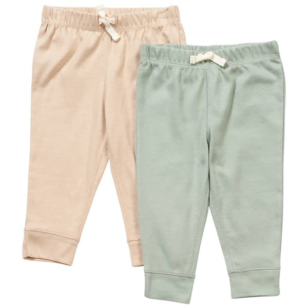 Baby Unisex &#40;NB-24M&#41; Carters&#40;R&#41; 2pk. Solid Basic Pants - image 