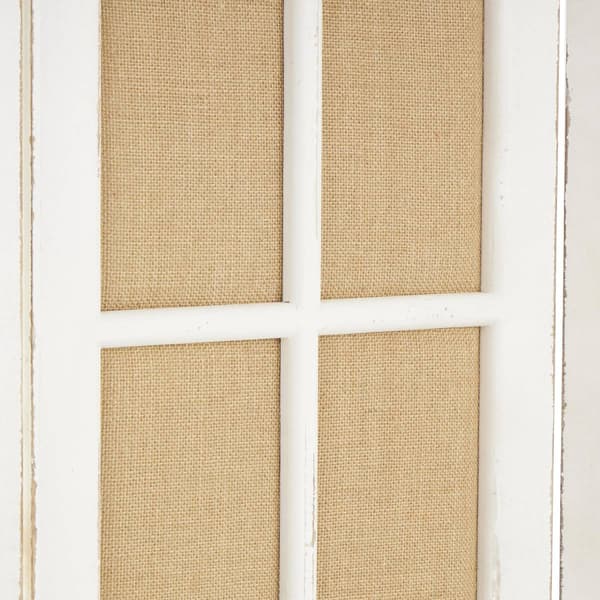 9th & Pike® Farmhouse Beige Wood Room Divider Screen