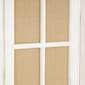 9th & Pike® Farmhouse Beige Wood Room Divider Screen - image 7