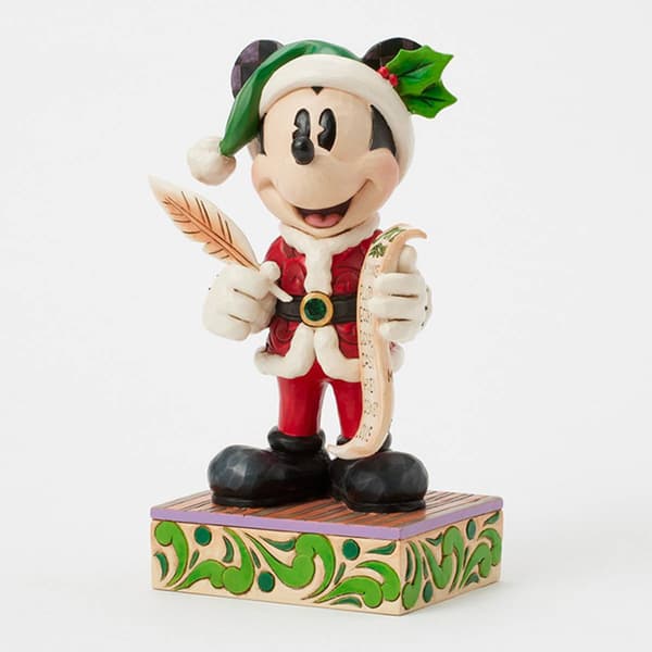 Jim Shore Disney Traditions Santa Mickey Christmas Figurine