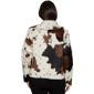 Petite Skye''s the Limit Wild Romance Cow Print Faux Fur Jacket - image 2