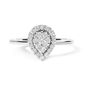 Haus of Brilliance 3/8ctw. Lab Grown Diamond Cluster Promise Ring - image 1