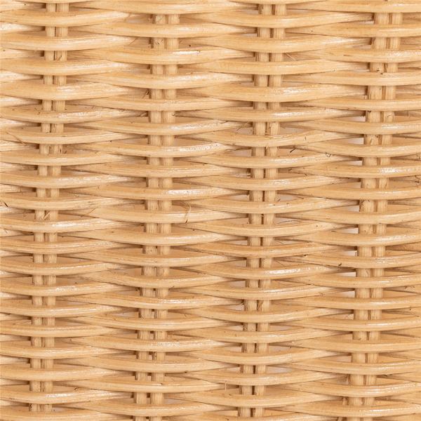 bali & pari Palm Bohemian Light Honey Rattan Dining Chair