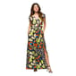 Womens 24/7 Comfort Apparel Butterfly Side Slit Pocket Maxi Dress - image 1