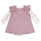 Baby Girl (NB-9M) Rene Rofe Mauve Corduroy Jumper & Bodysuit Set - image 1