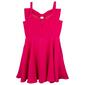 Girls &#40;7-16&#41; Rare Editions Laguna Scuba Large Bow Skater Dress - image 4