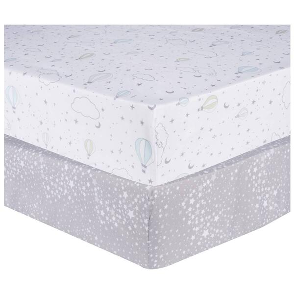 Sammy & Lou&#40;R&#41; Starry Dreams 2pk. Fitted Crib Sheet Set - image 