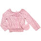 Girls (7-12) BTween® Long Sleeve Lace Floral Top w/ Bag - Pink - image 2