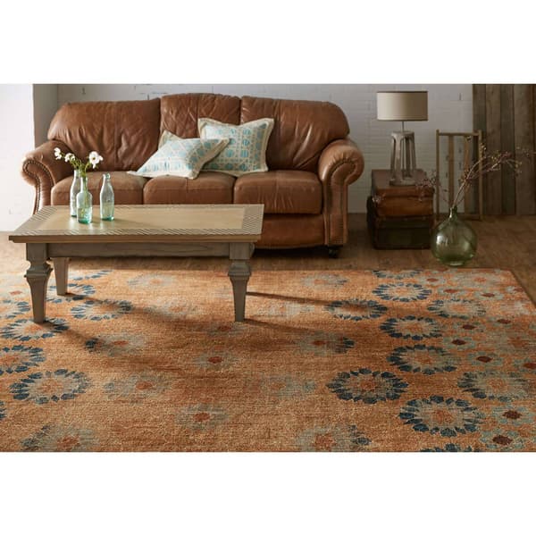 Mohawk Home In Bloom Saffron Area Rug