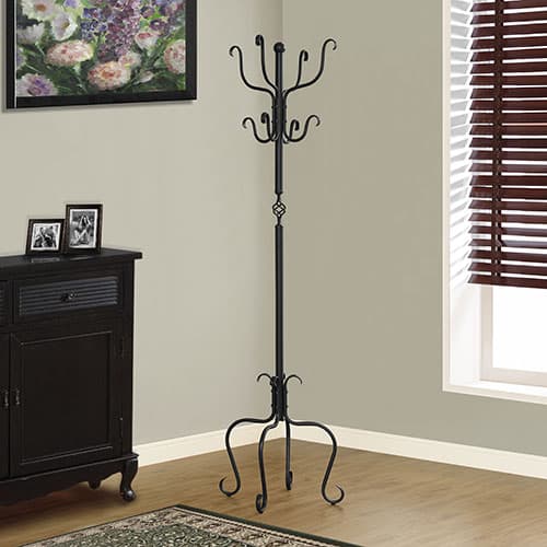 Monarch Specialties 74in. Traditional Coat Rack - image 