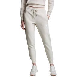 Womens DKNY Sport Varsity Logo Rib Waist Joggers With Pockets