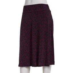 Womens NY Collection Knee Length Abstract  Skirt