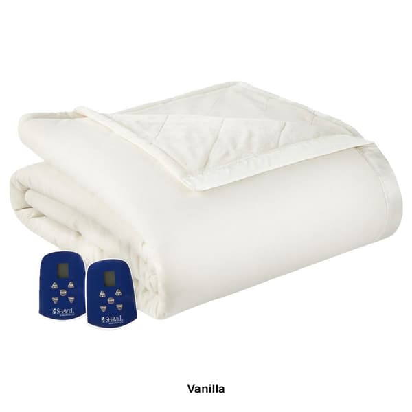 Micro Flannel&#174; Reverse to Ultra Velvet&#174; Heated Blanket