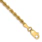 Gold Classics&#40;tm&#41; 2.75mm. 14k Diamond Cut Rope Chain Bracelet - image 1