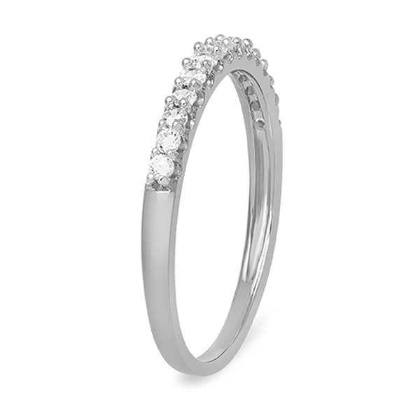 Diamond Classics™ Sterling Silver 1/4ctw. Lab Grown Diamond Band
