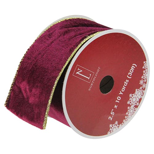 Northlight Club 12pk. Red & Gold Wired Christmas Craft Ribbon