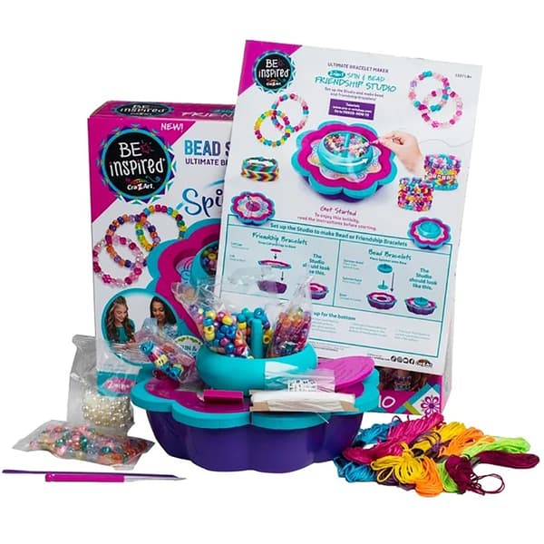 Cra-Z-Art Be Inspired Spin & Bead Bracelet Maker