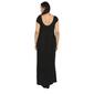 Plus Size 24/7 Comfort Apparel Cap Sleeve Empire Waist Maxi Dress - image 2