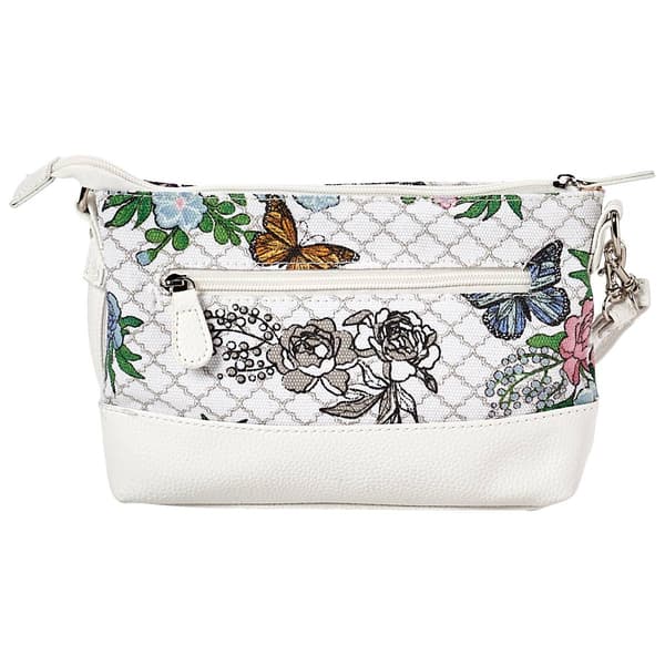 Stone Mountain Monarch Floral E/W 4 Bagger Crossbody