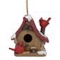 Northlight Seasonal 7in. Christmas Birdhouse with Cardinals - image 1