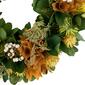 Northlight Seasonal Artificial Mixed Orange Floral Spring Wreath - image 4