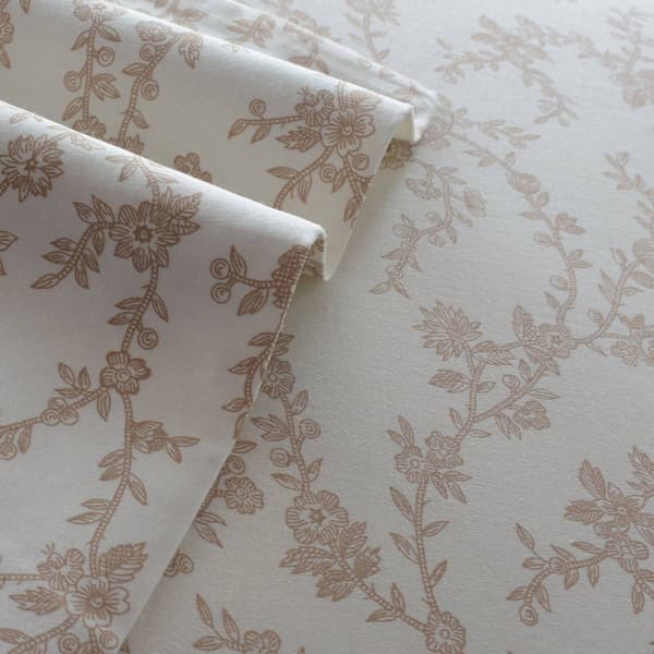 Laura Ashley® Victoria Flannel Sheet Set