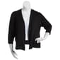 Plus Size 89th & Madison Peplum 3/4 Sleeve Open Short Cardigan - image 1