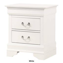 Passion Furniture Louis Philippe 21in. Drawer Nightstand