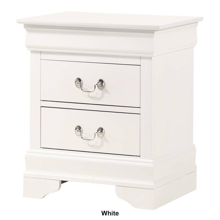 Passion Furniture Louis Philippe 21in. Drawer Nightstand