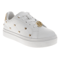 Big Girls Badgley Mischka® Heart-Studded Fashion Sneakers - image 1
