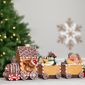 Northlight Gingerbread Candy Cane Train Christmas Decoration - image 2