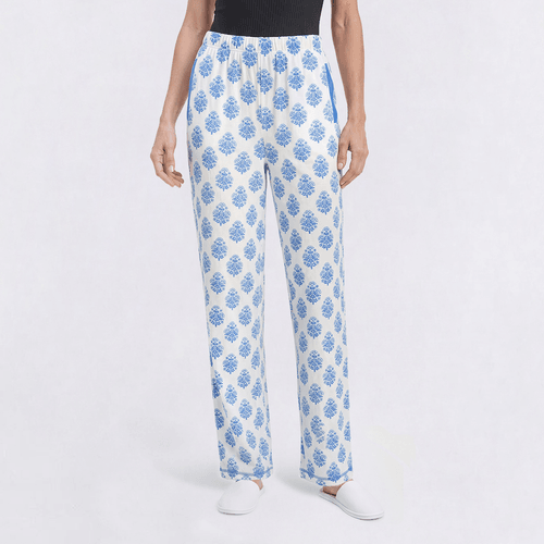 Womens MUK LUKS(R) Peacock Cloud Knit Pajama Pants - image 