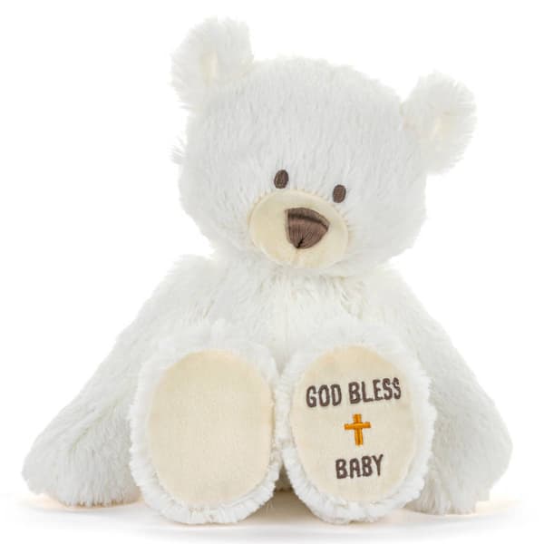 Baby Demdaco God Bless Baby Teddy Bear Plush