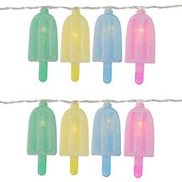 Northlight Seasonal 10pk. 4.5ft. Ice Pop Summer LED String Lights