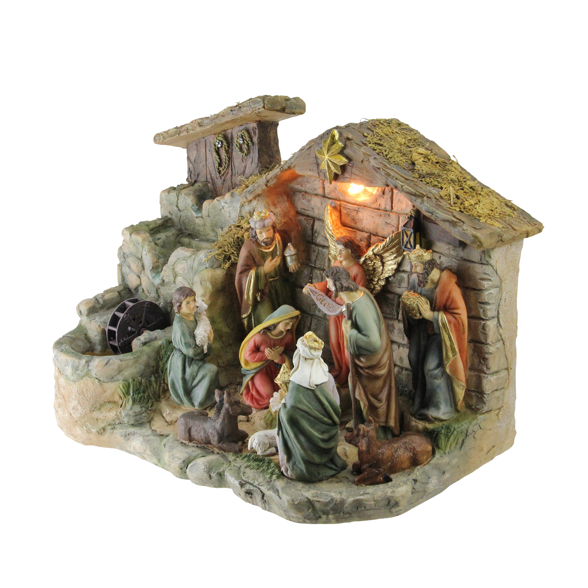 Northlight 11pc. Pre-Lit Christmas Nativity Figurine