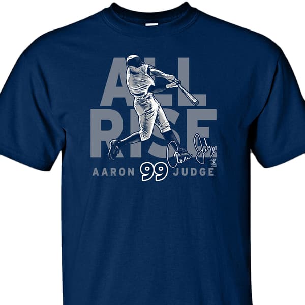 Mens Aaron Judge All Rise Short Sleeve Tee - image 