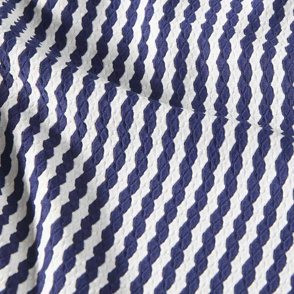 Womens Beach House Yacht Club Stripe Tankini V Neck Swim Top
